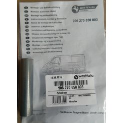 Výztuha nárazníku Westfalia 906270650003 Fiat, Peugeot, Citroen