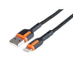 Nabíjecí spletený kabel 100 cm, USB > Lightning,  MYWAY