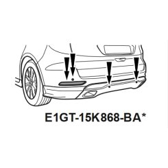 Elektrokabeláž zadního nárazníku E1GT-15K868-BA Ford S-max