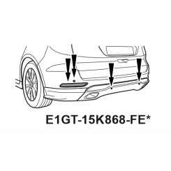 Elektrokabeláž zadního nárazníku E1GT-15K868-FE Ford Galaxy
