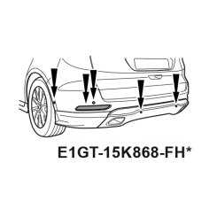 Elektrokabeláž zadního nárazníku E1GT-15K868-FH Ford Galaxy